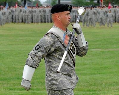 Retired Staff Sgt. Aaron Fast '18
